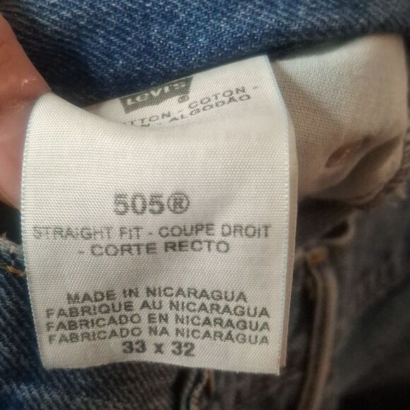 Levi's Men's Straight Jeans - Medium Blue - Picture 5 of 6